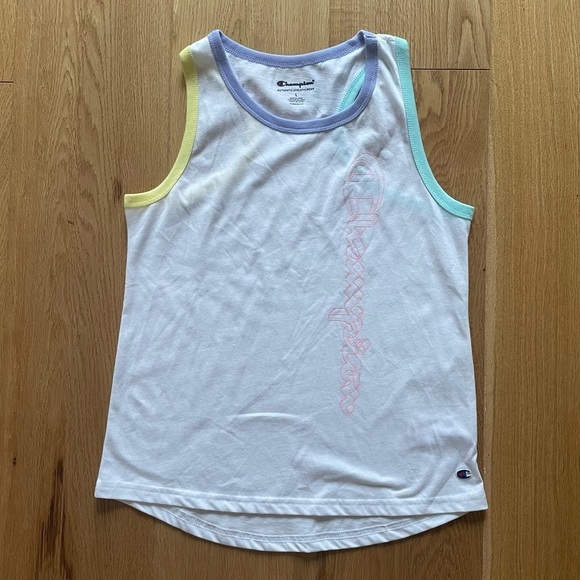 NWT  CHAMPION RACERBACK WHITE TANK - L - Picture 8 of 15